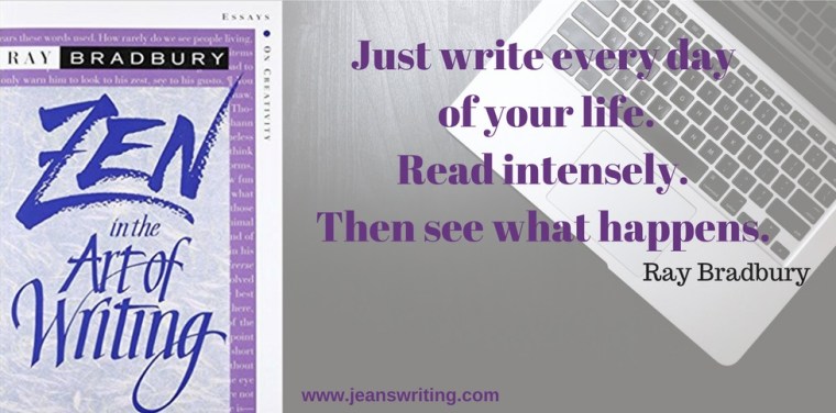quote by Ray Bradbury from Jean's Writing