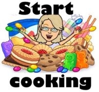 Bitmoji image Jean cooking - Jean's Writing 