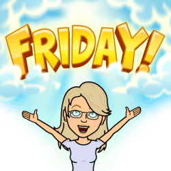 Friday Happy Bitmoji